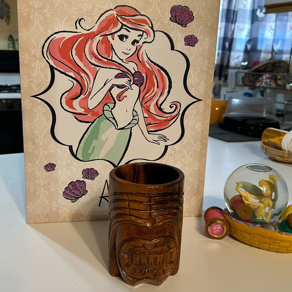 Aloha from Hawaii preloved wooden cup